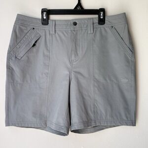 Willit Women's 4 Pocket Shorts Size 12 Gray Hiking Biking Walking Pickleball